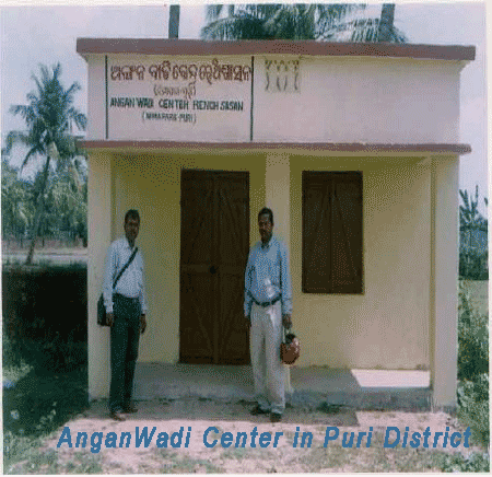 Anganwadi center in Puri