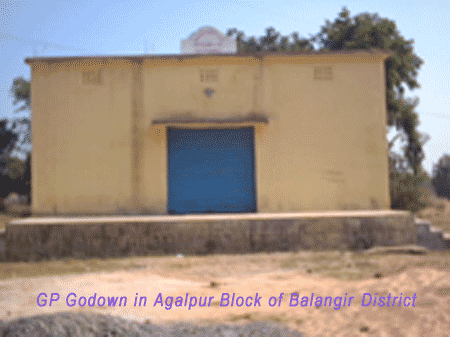 GP godown in Bolangir